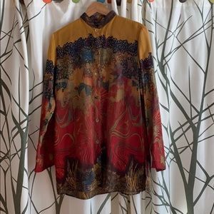 Citron Santa Monica. Silk shirt. Medium